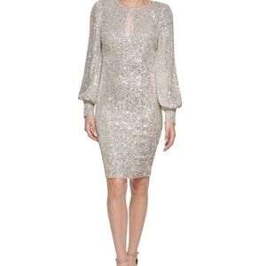 Beautiful sequence Eliza J dress. Perfect for the holidays! Worn once.